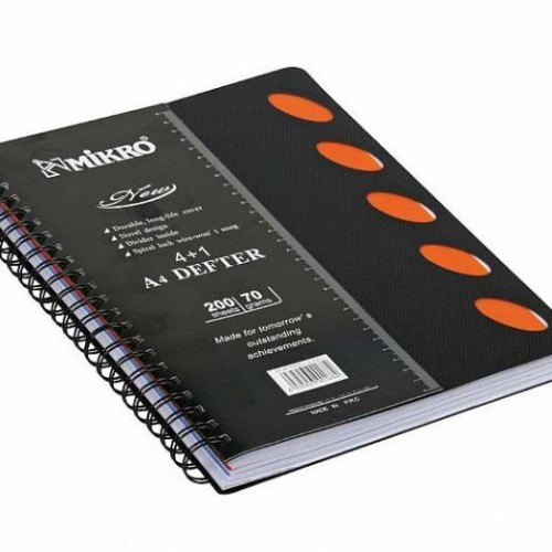 micro a4 defter 4+1